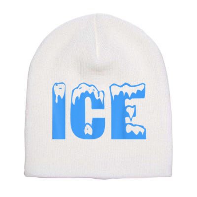 Ice Ice And Baby Family Funny Halloween Costume Couples Short Acrylic Beanie