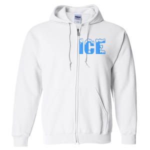 Ice Ice And Baby Family Funny Halloween Costume Couples Full Zip Hoodie