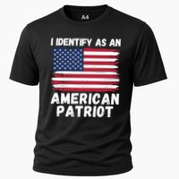 I Identify As An American Patriot 4th Of July USA Flag American My Pride Flag Performance Shirt