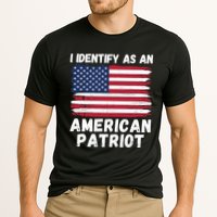I Identify As An American Patriot 4th Of July USA Flag American My Pride Flag Performance Shirt