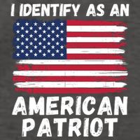 I Identify As An American Patriot 4th Of July USA Flag American My Pride Flag Vector Backpack