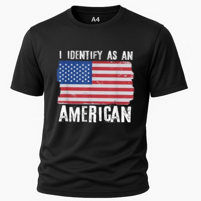 I Identify As An American Proud Us American Performance Shirt