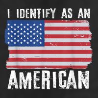 I Identify As An American Proud Us American Adult Drive Performance Visor