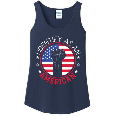 I Identify As An American USA Constitution Day Ladies Essential Tank