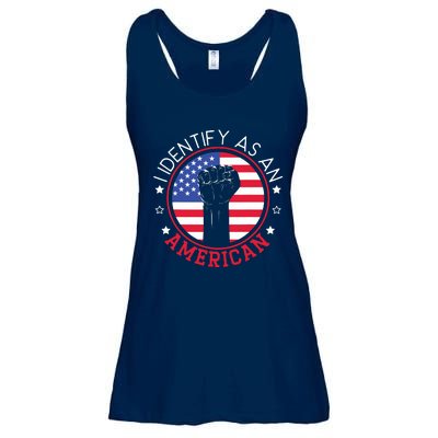 I Identify As An American USA Constitution Day Ladies Essential Flowy Tank