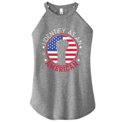 I Identify As An American USA Constitution Day Women's Perfect Tri Rocker Tank