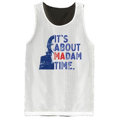 ItS Is About Madam Time Election 2024 Harris Funny Mesh Reversible Basketball Jersey Tank