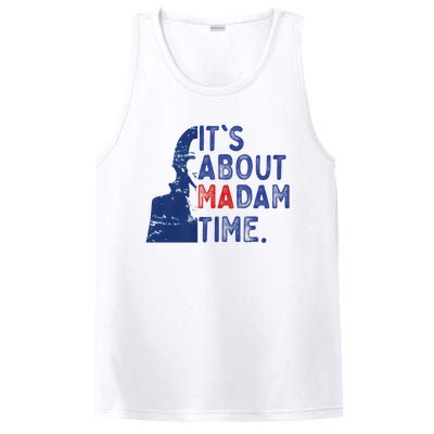 ItS Is About Madam Time Election 2024 Harris Funny PosiCharge Competitor Tank