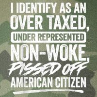 I Identify As An Over Taxed Under Represented Non Woke Bissed Off American Citiz Legacy Tie Dye Trucker Hat