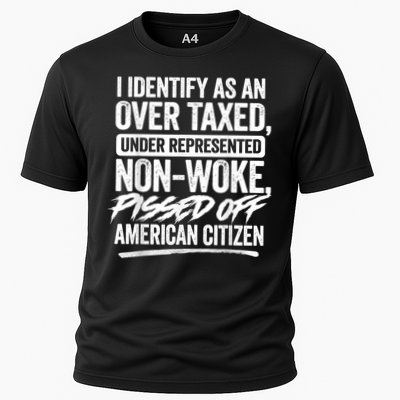 I Identify As An Over Taxed Under Represented Non Woke Bissed Off American Citiz Performance Shirt
