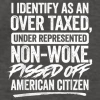 I Identify As An Over Taxed Under Represented Non Woke Bissed Off American Citiz Vector Backpack