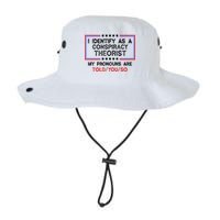 I Identify As A Conspiracy Theorist Pronouns Are Told You So Bucket Hat