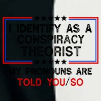 I Identify As A Conspiracy Theorist Pronouns Are Told You So Infant Baby Jersey Bodysuit