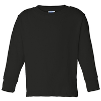 I Identify As An Over Taxed Under (On Back) Toddler Long Sleeve Shirt
