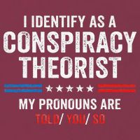 I Identify As A Conspiracy Theorist My Pronouns Are Told You 16oz Travel Tumbler