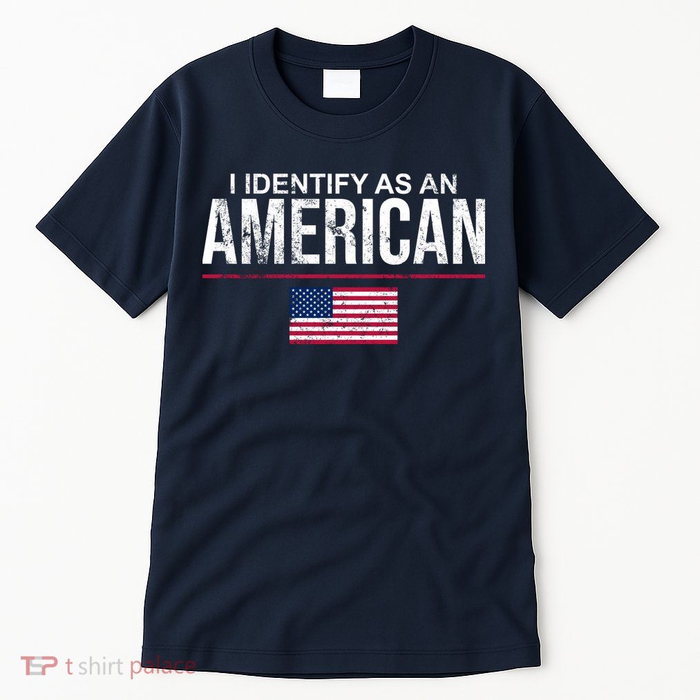 I Identify As An American USA FLAG Tall T-Shirt