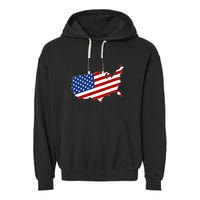 I Identify As Non Bidenary Garment-Dyed Fleece Hoodie