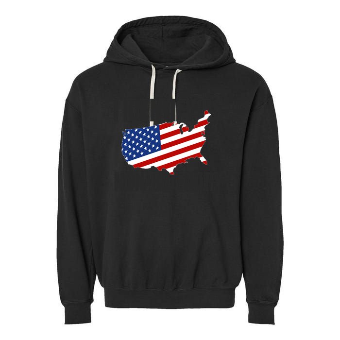 I Identify As Non Bidenary Garment-Dyed Fleece Hoodie