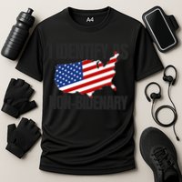 I Identify As Non Bidenary Performance Shirt