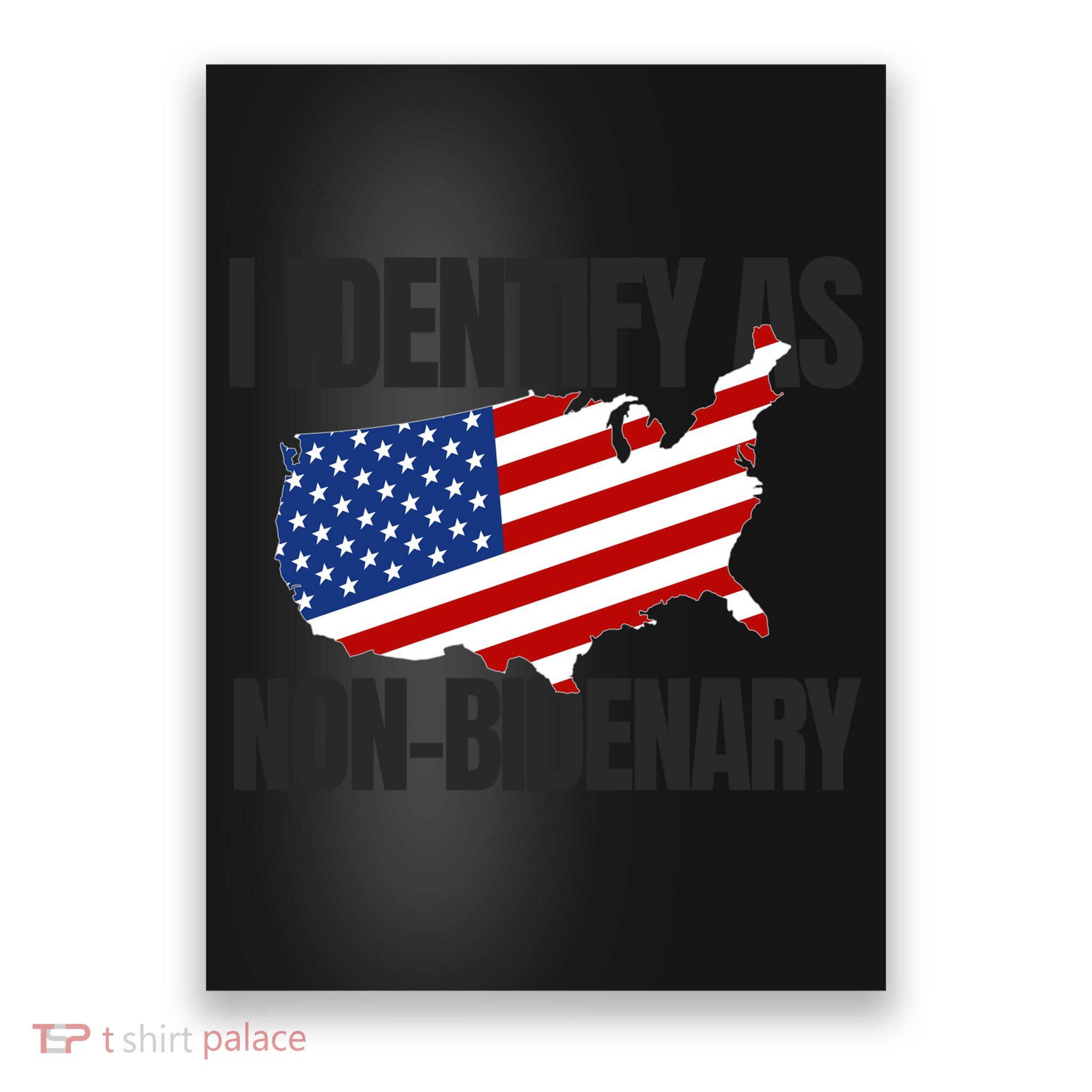 I Identify As Non Bidenary Poster