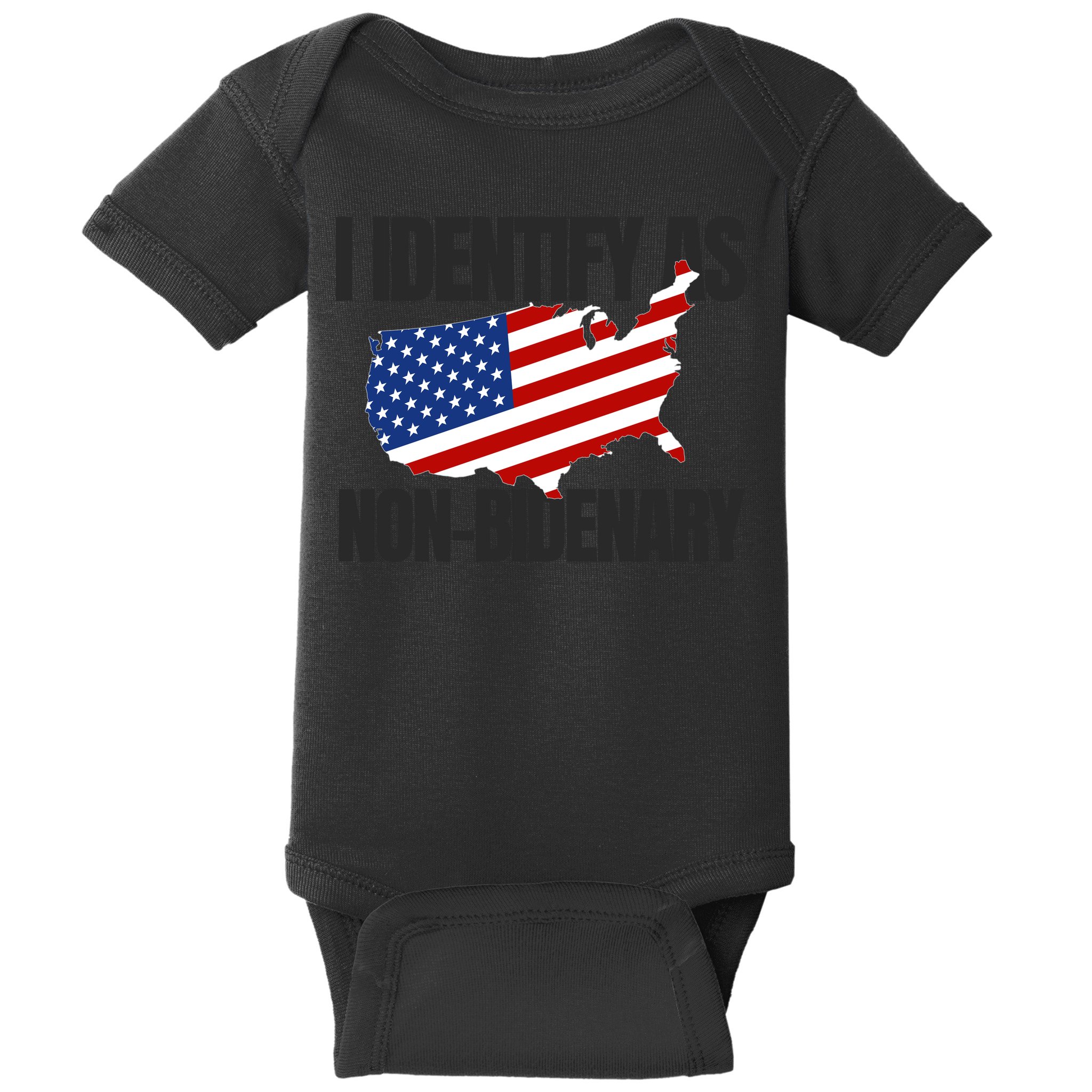 I Identify As Non Bidenary Baby Bodysuit