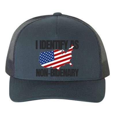 I Identify As Non Bidenary Yupoong Adult 5-Panel Trucker Hat