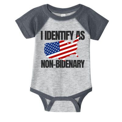 I Identify As Non Bidenary Infant Baby Jersey Bodysuit
