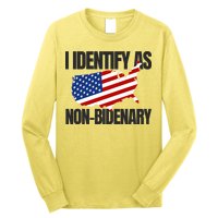 I Identify As Non Bidenary Long Sleeve Shirt