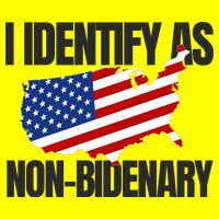 I Identify As Non Bidenary Long Sleeve Shirt