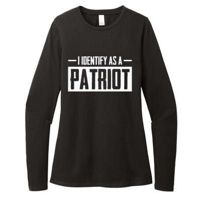 I Identify As A Patriot Womens CVC Long Sleeve Shirt