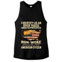 I Identify As An Over Taxed Under Ladies PosiCharge Tri-Blend Wicking Tank