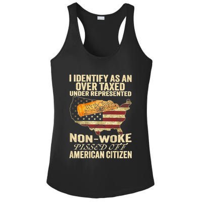 I Identify As An Over Taxed Under Ladies PosiCharge Competitor Racerback Tank