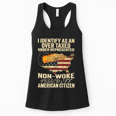 I Identify As An Over Taxed Under Womens Tank Top
