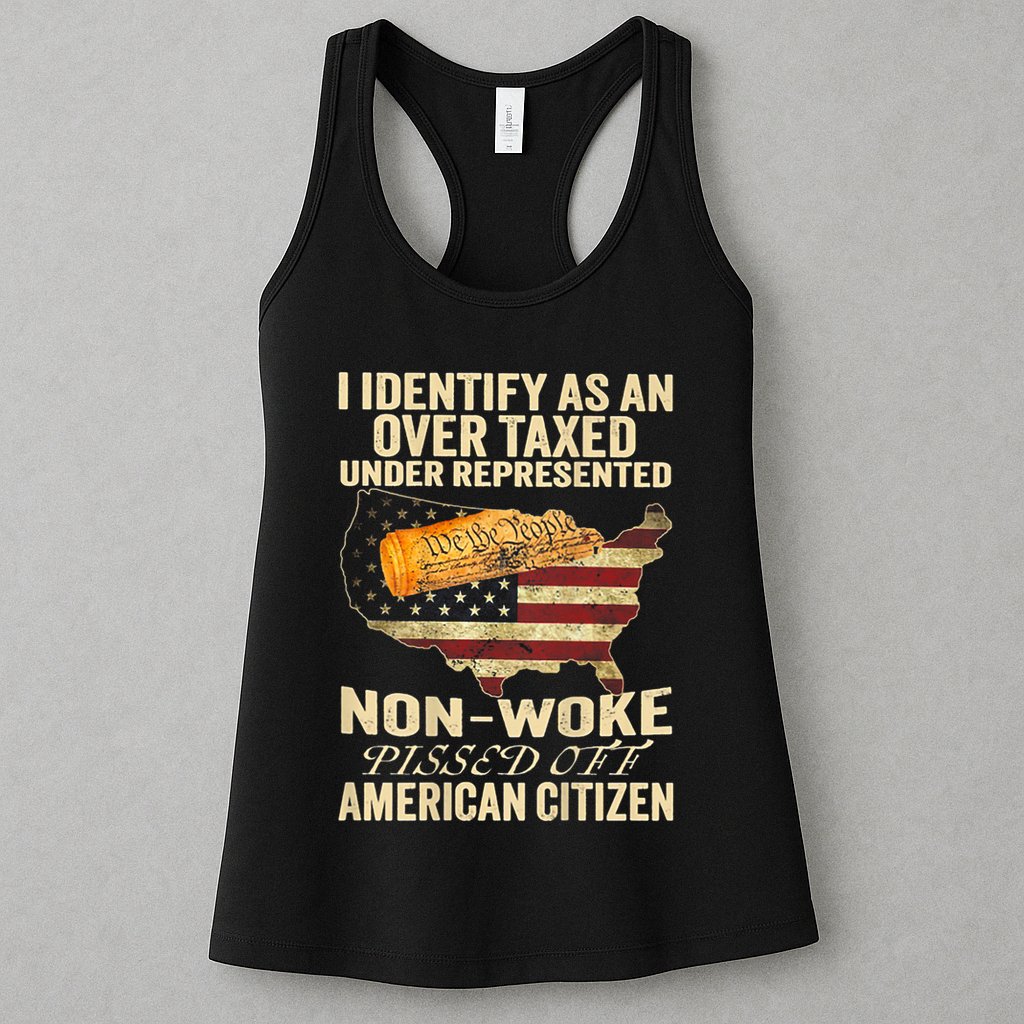 I Identify As An Over Taxed Under Womens Tank Top