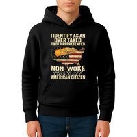 I Identify As An Over Taxed Under Kids Hoodie