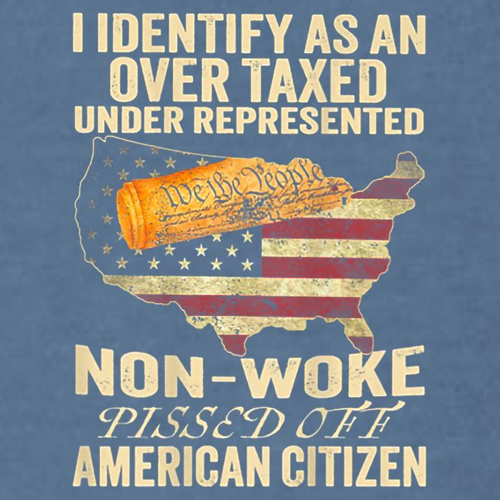 I Identify As An Over Taxed Under Garment-Dyed Sweatshirt