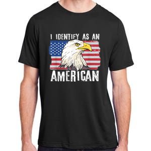 I Identify As An American Proud Us American Adult ChromaSoft Performance T-Shirt