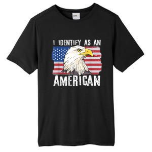 I Identify As An American Proud Us American Tall Fusion ChromaSoft Performance T-Shirt