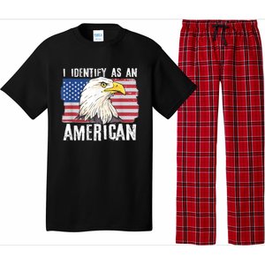 I Identify As An American Proud Us American Pajama Set