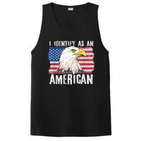 I Identify As An American Proud Us American PosiCharge Competitor Tank