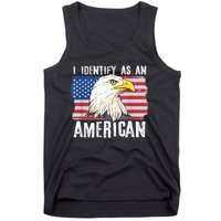 I Identify As An American Proud Us American Tank Top