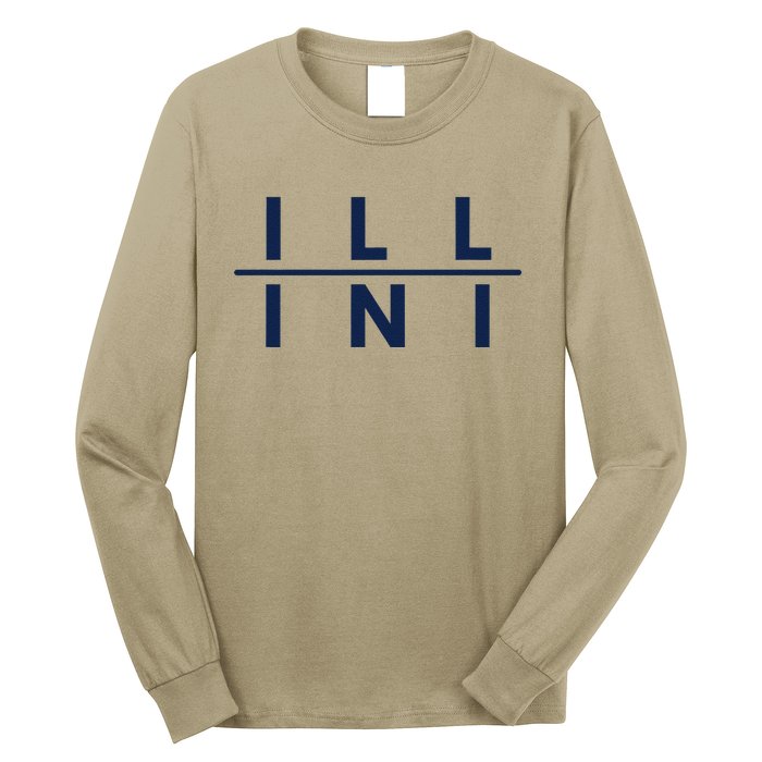 Illinois Il Athletics Fans Long Sleeve Shirt