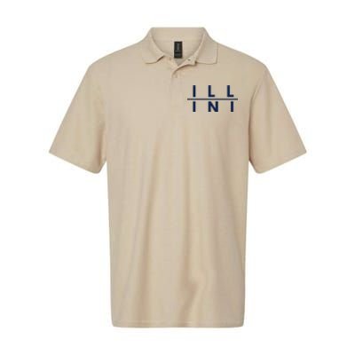 Illinois Il Athletics Fans Softstyle Adult Sport Polo