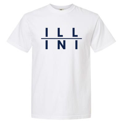 Illinois Il Athletics Fans Garment-Dyed Heavyweight T-Shirt