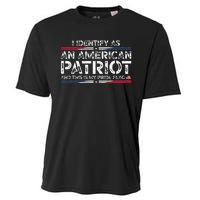 I Identify As An American Patriot This Is My Pride Flag Cooling Performance Crew T-Shirt