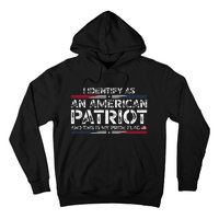 I Identify As An American Patriot This Is My Pride Flag Hoodie