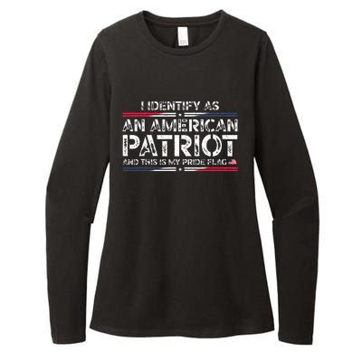 I Identify As An American Patriot This Is My Pride Flag Womens CVC Long Sleeve Shirt