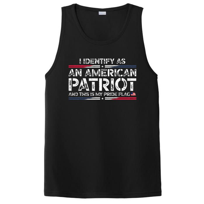 I Identify As An American Patriot This Is My Pride Flag PosiCharge Competitor Tank