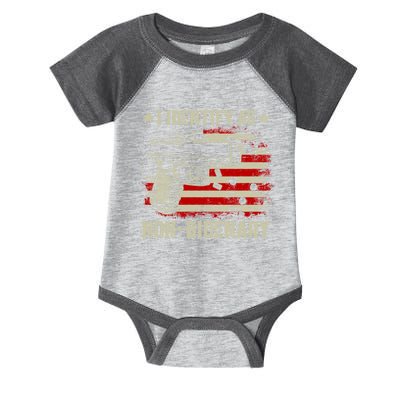 I Identify As Non Bidenary Anti Biden American Flag Infant Baby Jersey Bodysuit