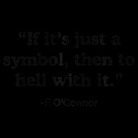 If ItS A Symbol To Hell With It Christian God Jesus Drawstring Bag